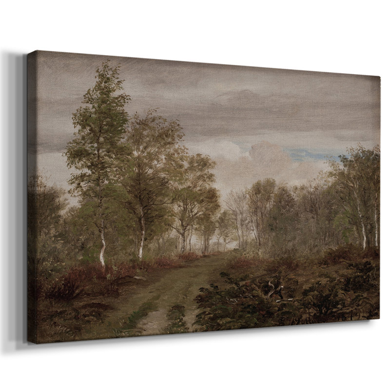 Paysage rétro-CCVXV, H 19 po x l 28 po x P 1,5 po, Toile tendue