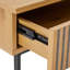 Console Table In Black/Natural Wood Effect Finish