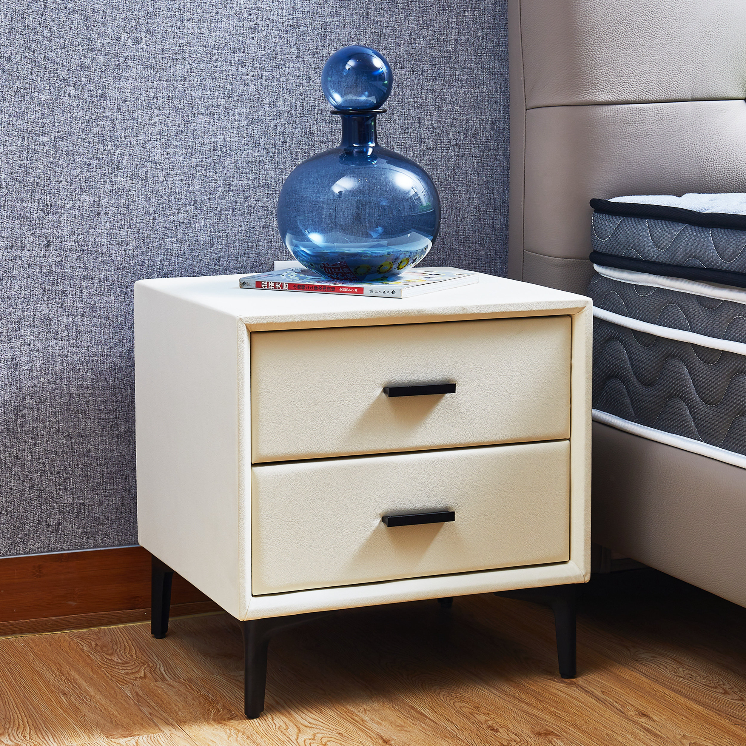 Belisle 22'' Tall 1 - Drawer nightstand and Built-In Outlets