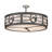 30" Wide Horseshoe Semi-Flushmount
