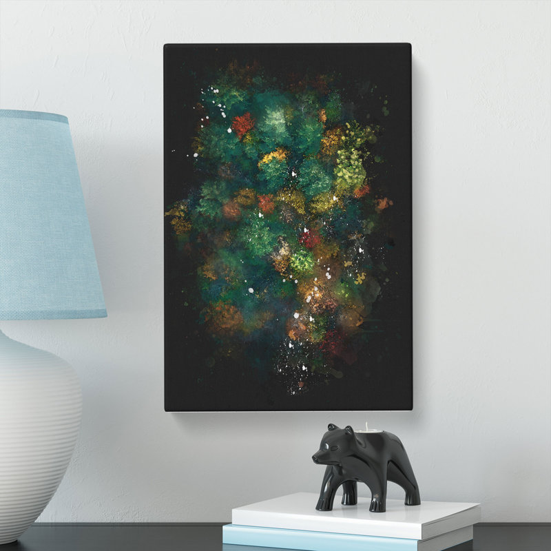 Autumn Forest New Hampshire - Wrapped Canvas Painting, 50cm H x 35cm W x 3cm D