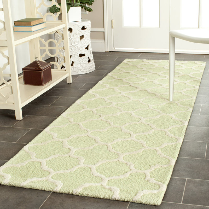Cambridge Hand Tufted Wool Geometric Rug, Runner 2'6" x 12'