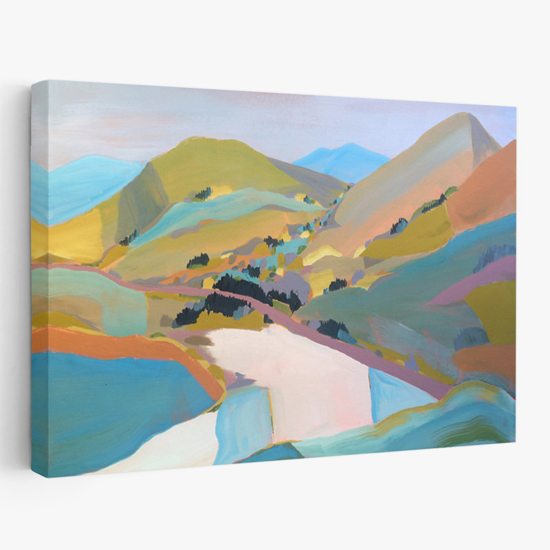 PCH - Art côtier, montagnes, océan, Amérique du Nord, H 16 po x l 24 po