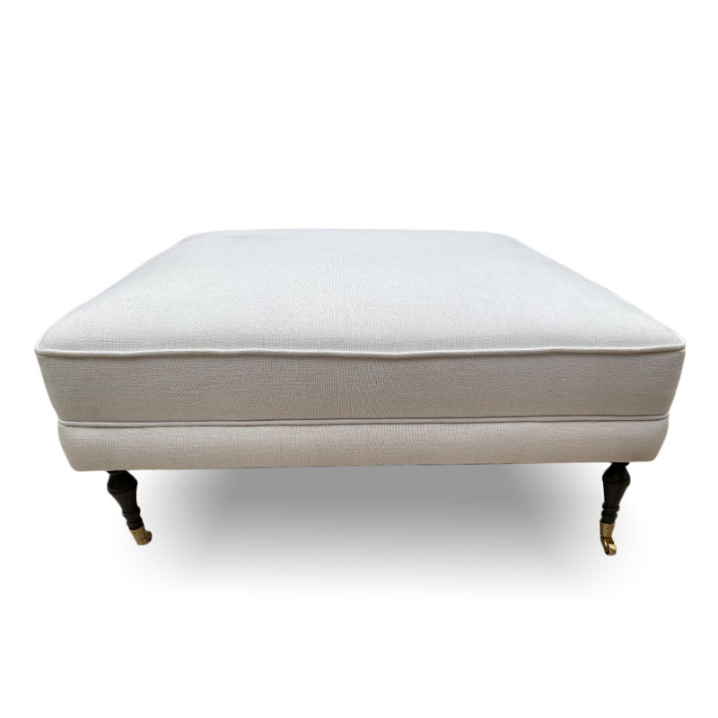 Repose-pieds de cocktail carré large de 40 po Geneva