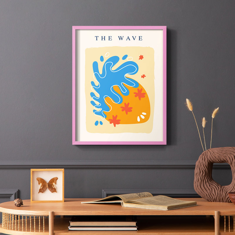 Matisse CDLX III, reproduction encadrée - bois massif, Cadre photo brun simple, H 20 po x l 16 po