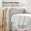Fauteuil inclinable rayé en lin Dignazio-1358879502