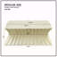 Table basse carrée 35,43 pouces Vintage