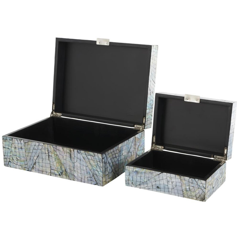 Ensemble de 2 boîtes décoratives Ninti