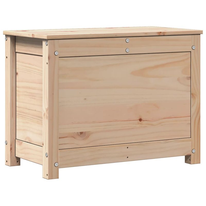 Marlow Home Co. Abriannah 60cm W 0L Solid Wood Deck Box, Brown