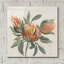  «Field Bloom 1 Warm» par Silvia Vassileva, art mural en verre acrylique, 12 po x 12 po