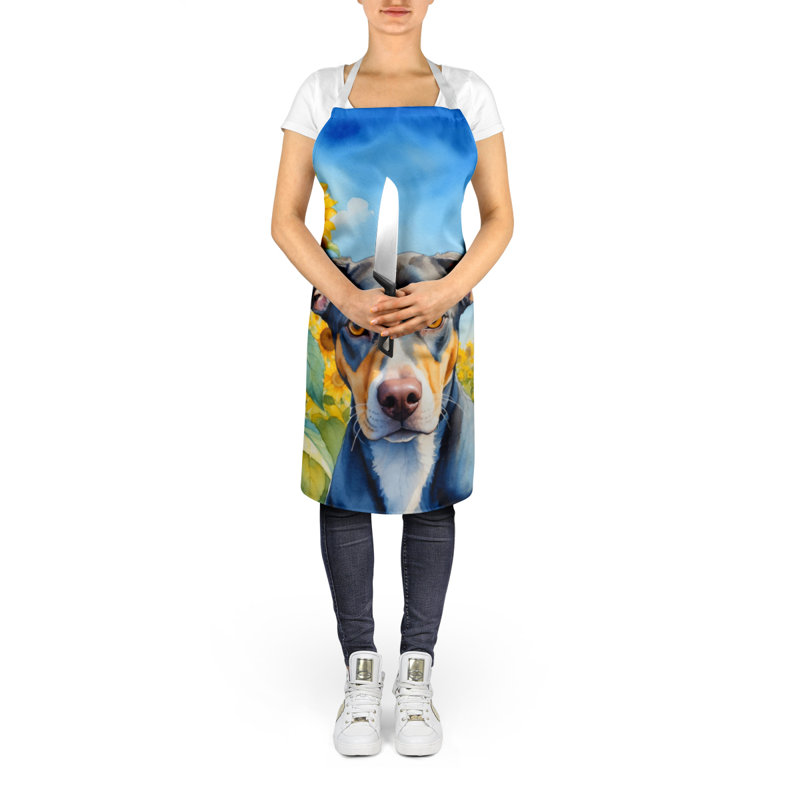 Tablier de catahoula dans un tournesol