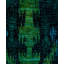 Overdyed Hand-Knotted Wool Modern-Contemporary Green Area Rug 4' 5" x 7' 2"