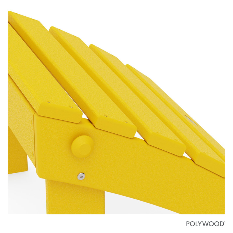 Repose-pieds pliant classique POLYWOOD Adirondack, Jaune