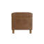 Repose-pieds de rangement rectangulaire en similicuir de 24 po de largeur Xane-96766056