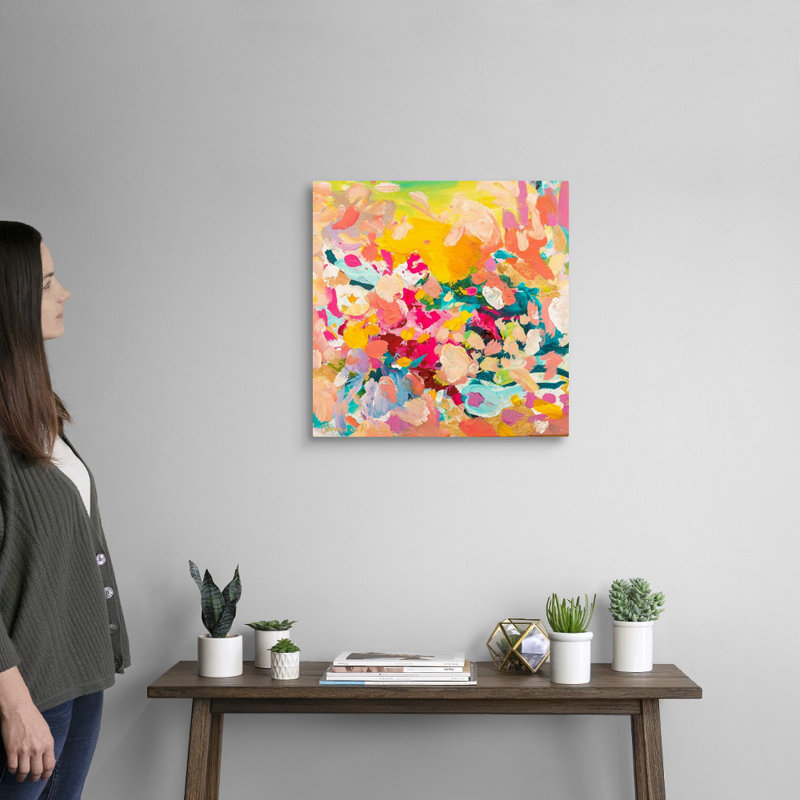 " Hopeless Romantic " by Amira Rahim, Wrapped Canvas, 20" H x 20" W, No Frame