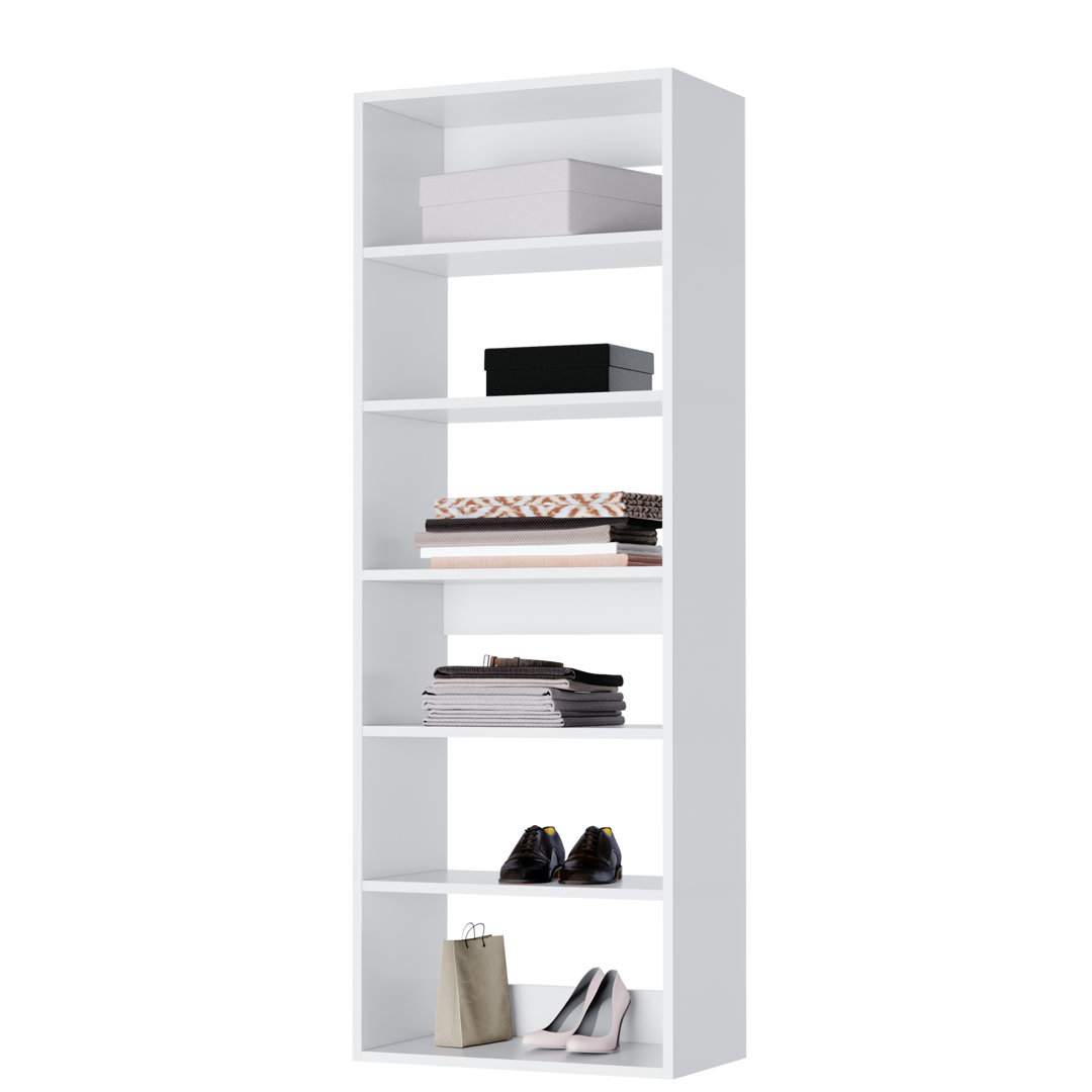Modular Closets Shelf Tower for Walk-in Closet System Modular Closets