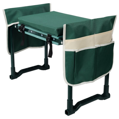 Garden Kneeler And Seat Bench With 2 Free Tool Pouch, Foldable Stool, Eva Foam Pad, With An Extra Soft Wider Cushion, And Large Tool Bag For Gardeninn by 17 Stories