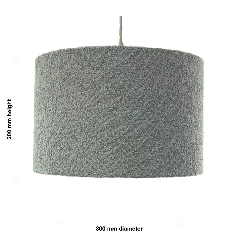 20 cm H Drum Cotton Lamp Shade