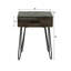 Permenter 45cm W Steel Bedside Table