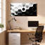 «Geometric Hexagon Motif», art abstrait sur toile tendue, impression sur toile, ensemble de 1-654209522
