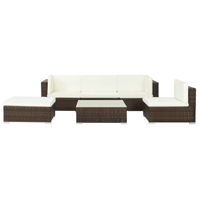 Ailysh 6 Piece Sectional with Cushions by Latitude Run