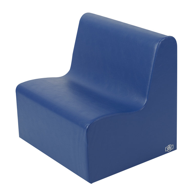 Causeuse Primaire , H 19,5 po x l 18 po x P 14 po, Bleu