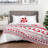 Christmas Throw Blanket Fleece Blanket  Reindeer