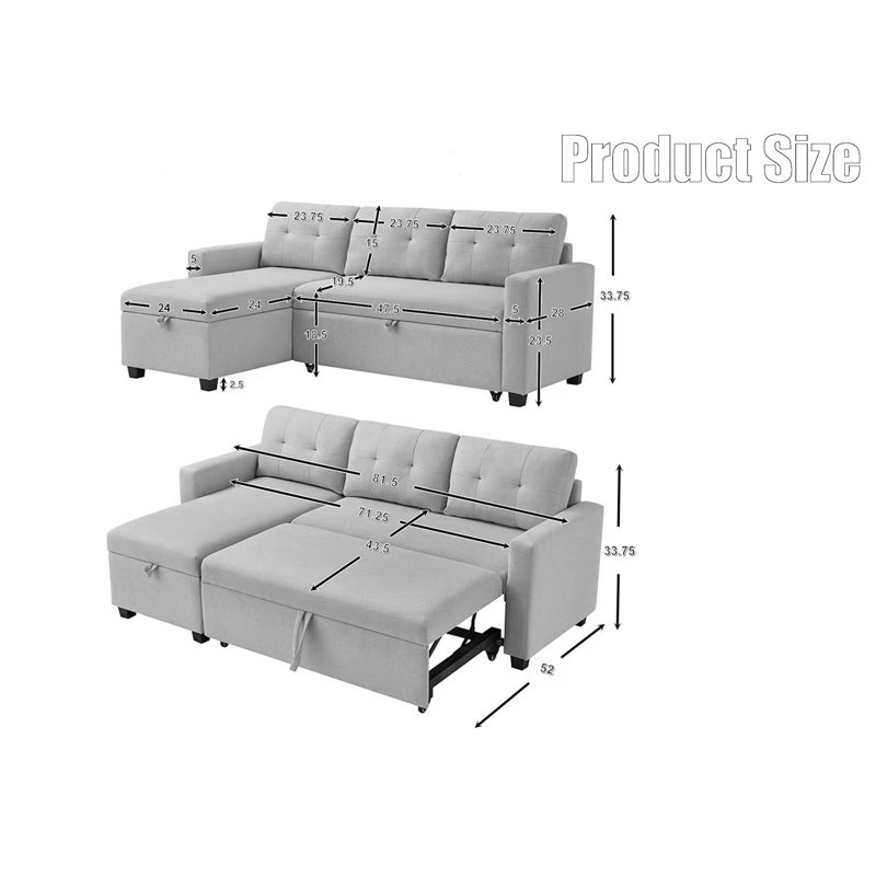 Azelea Upholstered Sectional