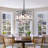 16" Modern 4-light Drum Crystal Chandelier Dimmable