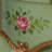 Solid wood flower frame painted double antique