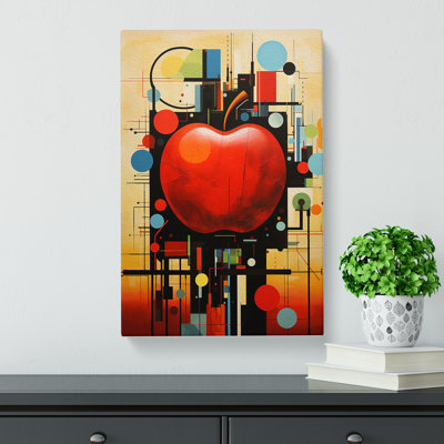 Apple Constructivism - Wrapped Canvas