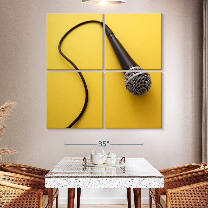Abarca Wired Microphones, 50" H x 50" W