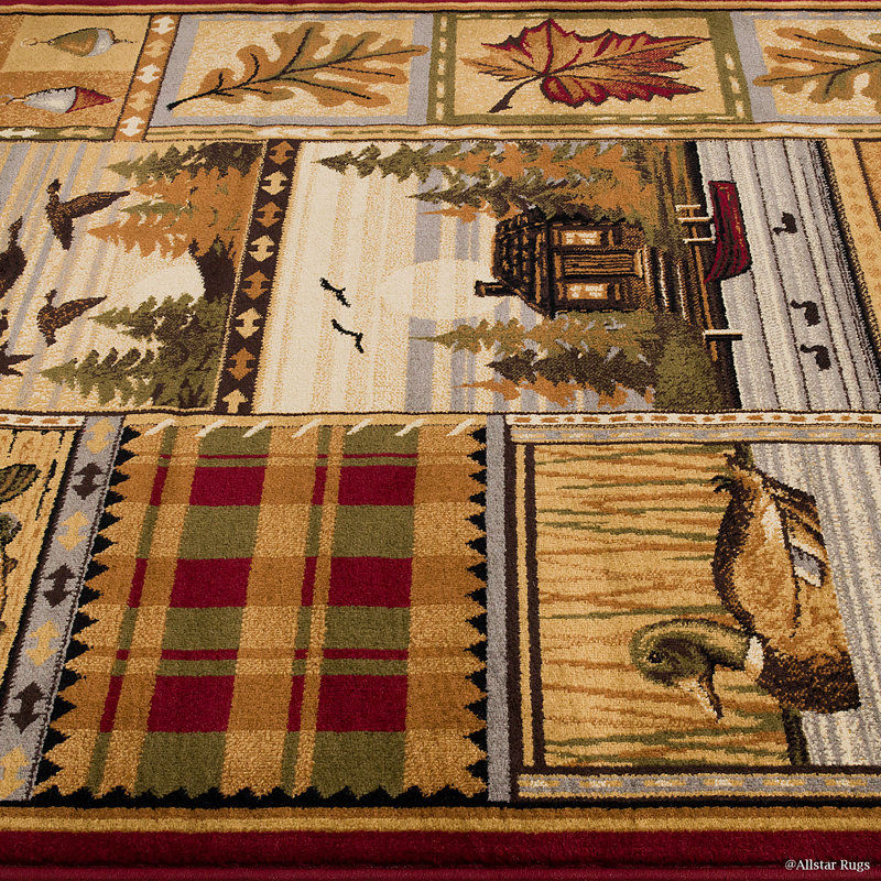 Performance Animal Print Indoor Rug, 3'9" x 5'1"