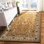 Tapis oriental en laine touffeté à la main doré Chattooga