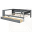 Lit plateforme en bois avec tablettes et tiroirs de rangement-2004157016-2004157017