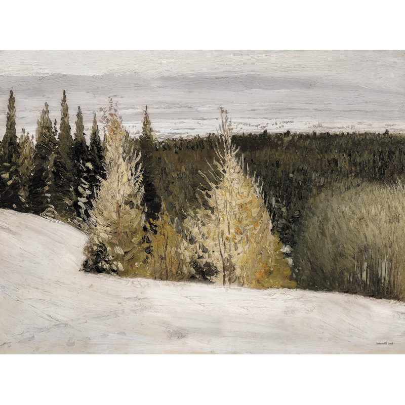 «Winter Wilderness On Canvas» par impression à lettres et doublée, H 24 po x l 36 po x P 1,25 po