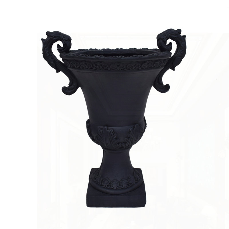 Outdoor Modern Planter, Black