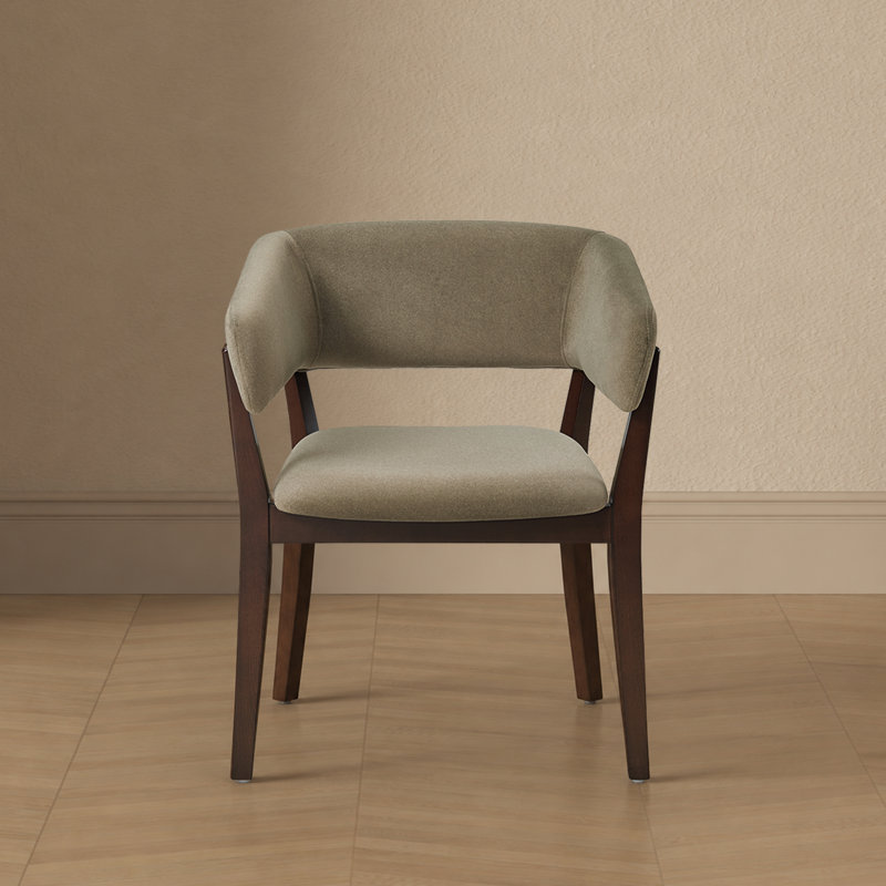 Fauteuil de salle à manger rembourré Blake, Lin lin