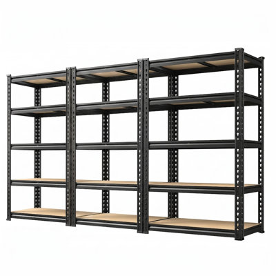 Storage Shelves Unit 5 Tiers Adjustable Metal Shelving for Garage