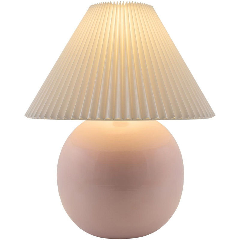 Lampe de table Taniaya, Rose