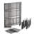  Onyx 79cm 3 Shelves Unit with 2 Storage Bins