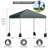 8’X8' Outdoor Pop Up Canopy Tent  W/Roller Bag-Grey