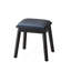 Meuble-lavabo moderne avec lumières DEL et miroir, ensemble de coiffeuse 4 tiroirs avec tabouret, luminosité réglable en 3 couleurs, peu encombrant pour la chambre à coucher, noir