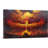 Fire Phoenix in Flight - Reproduction d'art graphique sur toile tendue-56200335