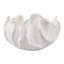  Bol décoratif en grès porcelaine sculpté de forme organique pour le bureau à domicile, la chambre à coucher, le salon, le style moderne, le décor glamour, l'accessoire de centre de table, l'ivoire et le brun clair de 9 po