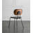 Nordic Retro Solid Wood Iron Dining Chair