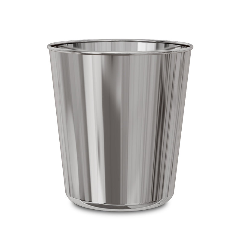 Metal Wastebasket, 7Qt