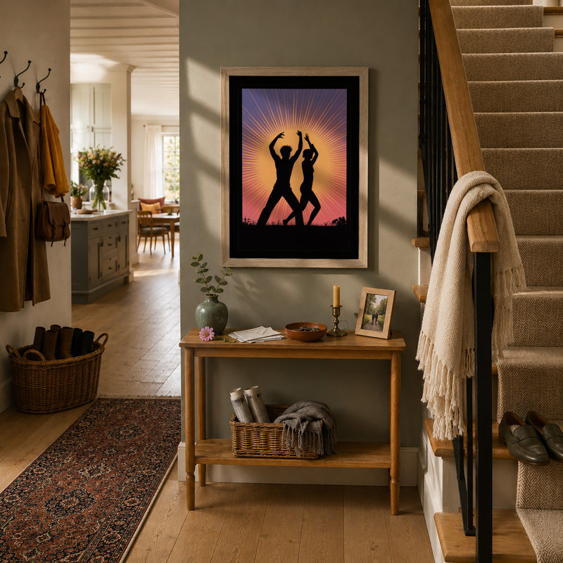Triumph at Sunset Modern - Framed Print, A1 - 84.1 x 59.4 cm, Oak