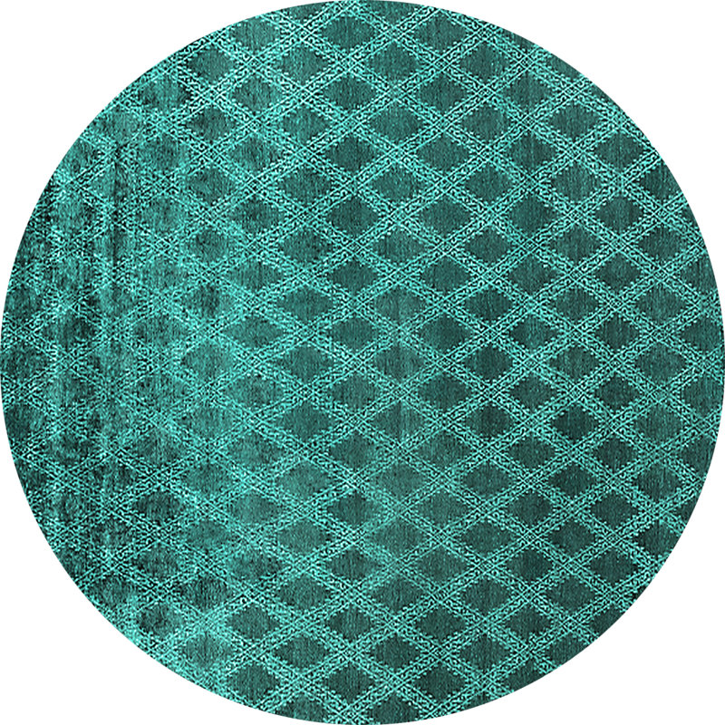 Jaterria Performance Geometric Indoor Rug, Round 8'
