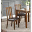 Brown Finish 5Pc Dining Set With Upholstered Seats, Sturdy Wooden Construction For Modern And Traditional Homes